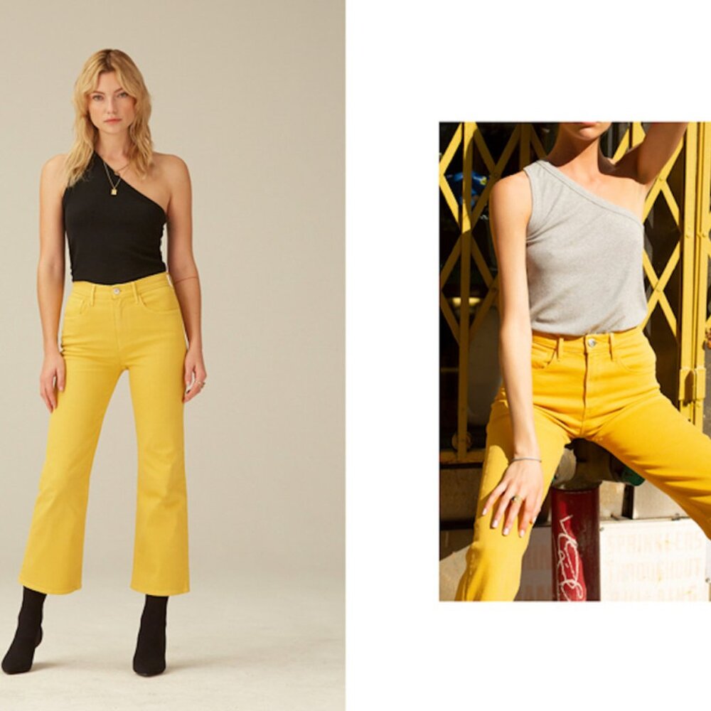 3x1 W4 Shelter Wide Leg Crop Jeans